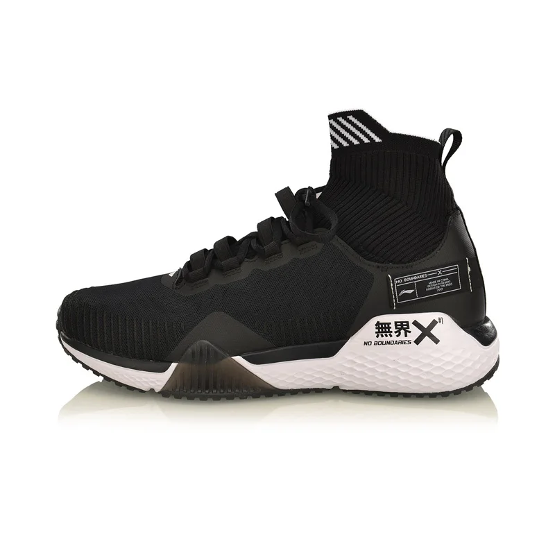 AFJP003-2H Li-Ning Men NO BOUNDARIES Training Shoes Cushion Mono Yarn Breathable High-Cut LiNing CLOUD Sport Shoes Sneakers AFJP003 YXX048 - Цвет: AFJP003-2H