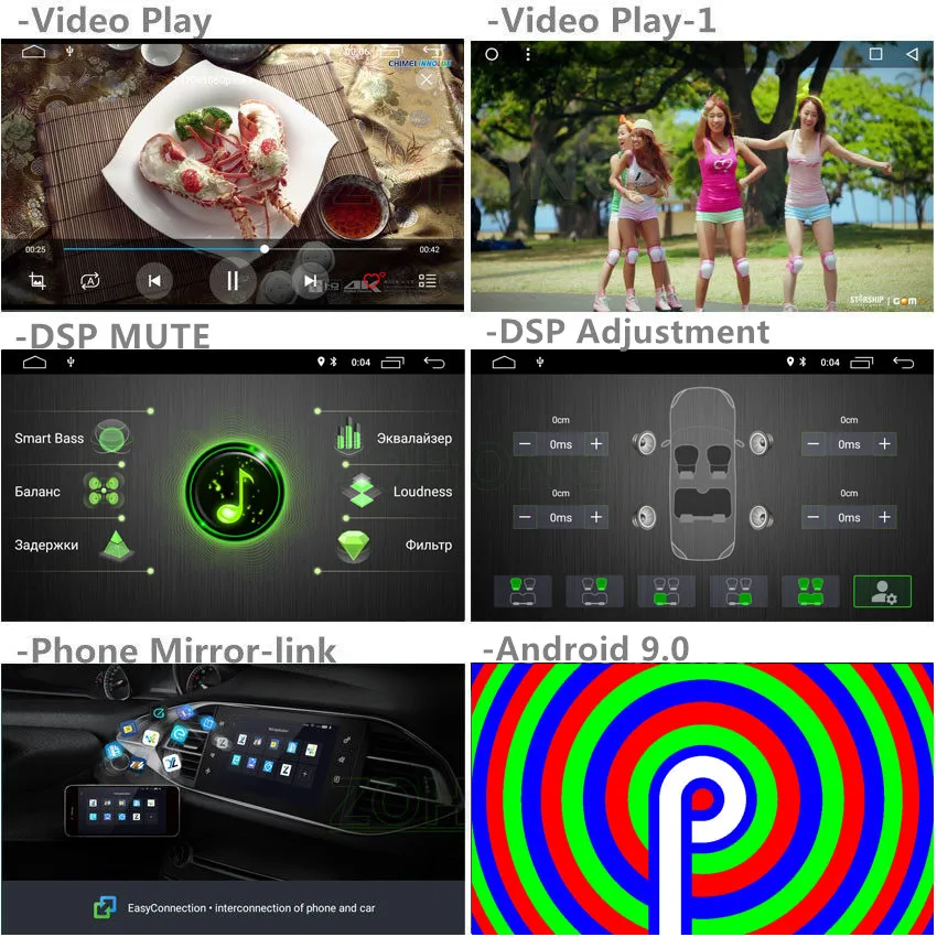 2din DSP Android9.0 автомобильный dvd-плеер для hyundai SONATA NF 2004-2008 YU XIANG Авторадио автомобильный мультимедийный gps-навигация, радио, стерео