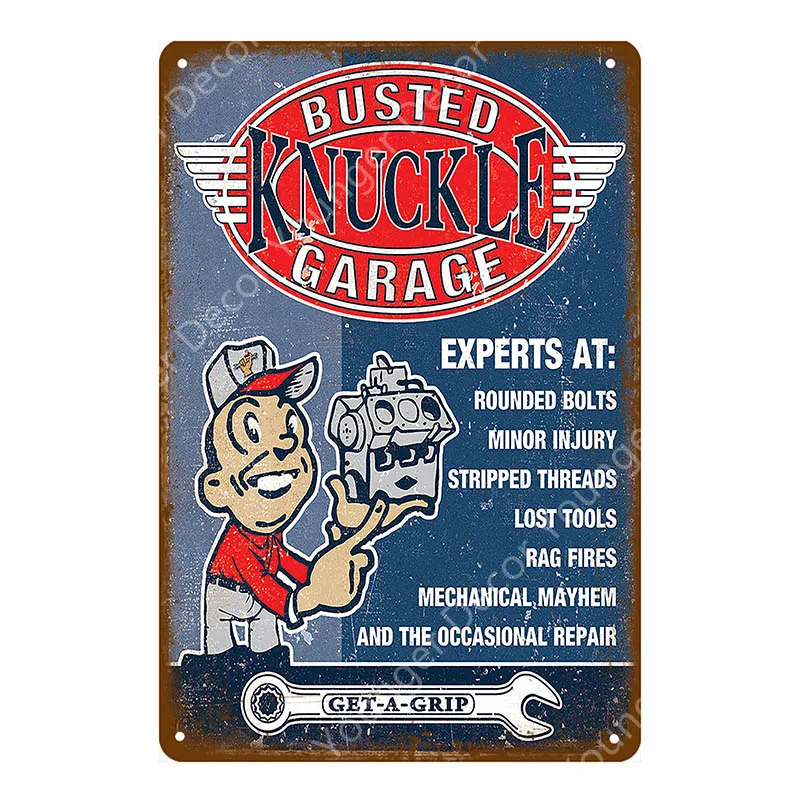 Dad's Garage Pin Up Girl Route 66 жестяная вывеска металлический плакат художественное украшение стены Паб Бар Кафе домашний декор винтажное железное ремесло YI-085 - Цвет: YD2786EI