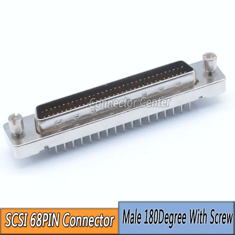SCSI HPDB 68P соединитель 180 мм 68Pin штекер градусов с защелкой винт | Обустройство дома