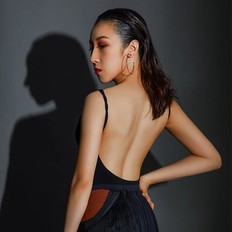 Костюмы для латинских танцев сексуальное боди топы женская новая одежда бальных