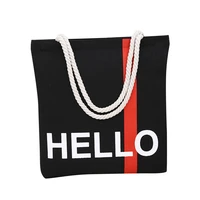 designer handbag for women fashion hemp rope totes bag ladies casual canvas shoulder shopping bag tablet book cosmetic organizer