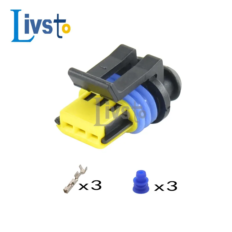 5 комплектов 3-контактный автомобильный поворотный сигнальный штекер ксеноновая
