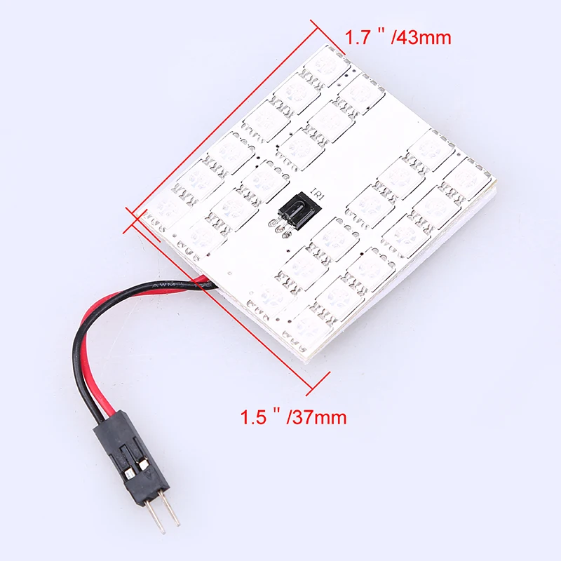 Светодиодная панель POSSBAY 5050 12/15/24/36 LED s RGB автомобильная интерьерная для чтения
