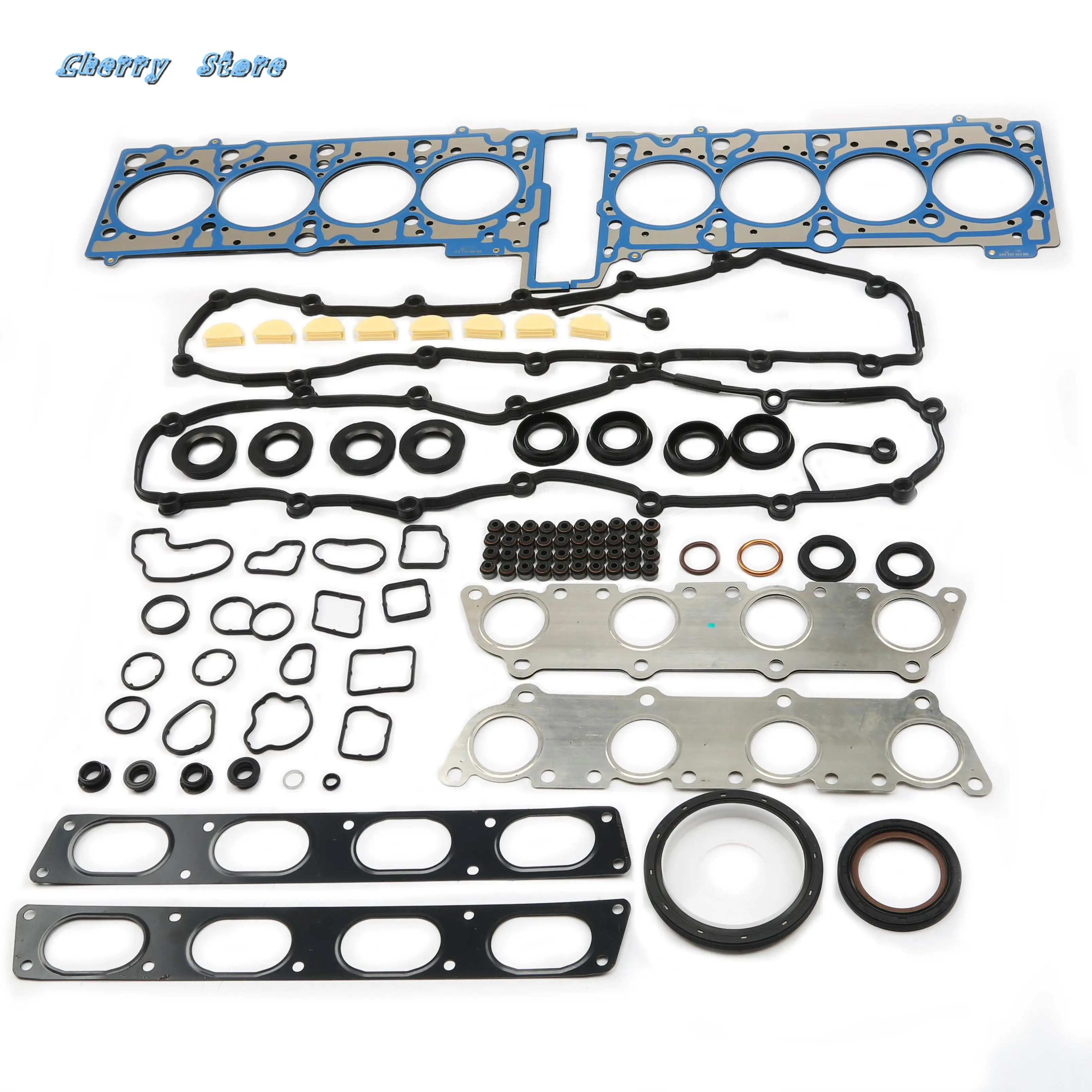 

New Engine Repair Kit For Audi A4 A6 S4 S6 4.2L BHF BAT BBK 079 198 023 R Cylinder Head Gasket Crankshaft Oil Seal 079103383BB