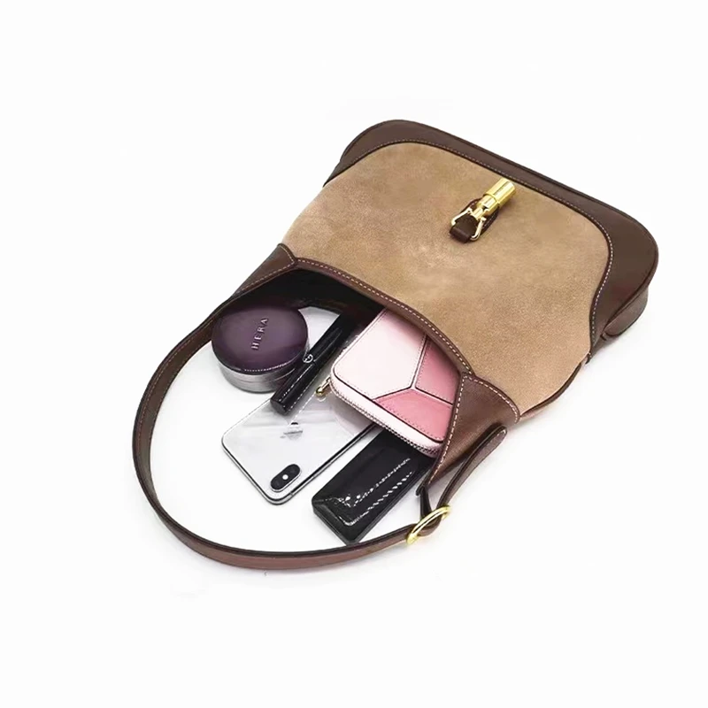 202 Роскошная Брендовая женская сумка из воловьей кожи дизайнерская через плечо в