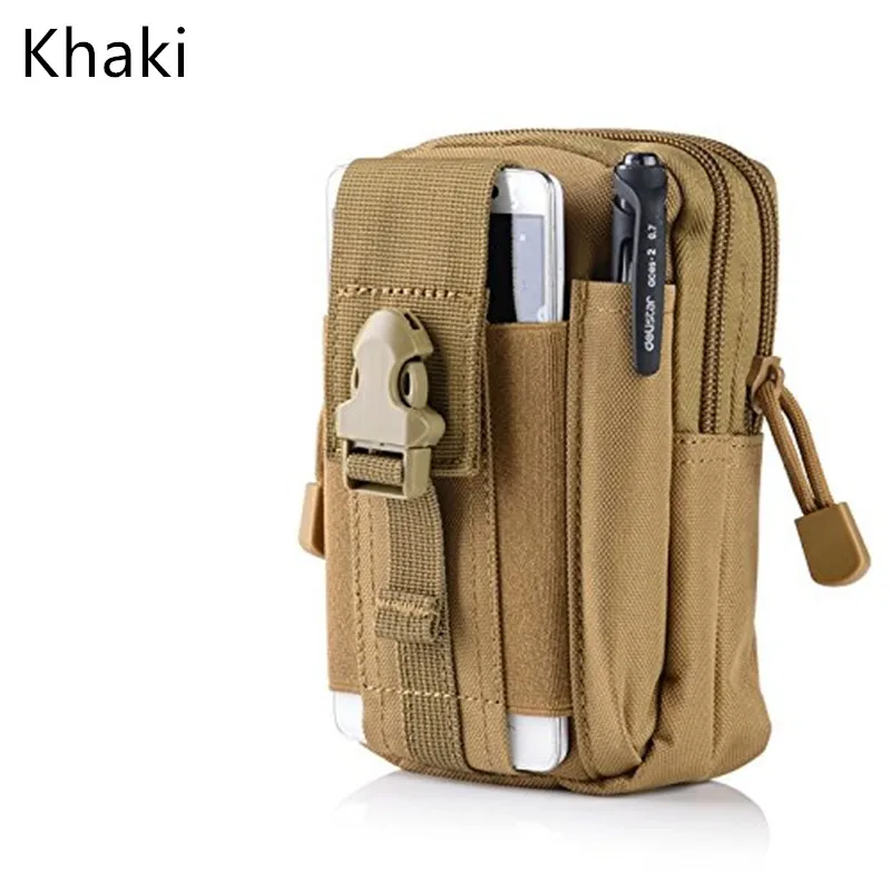 Outdoor Tactical Waist Bag EDC Mobile Belt Pouch Security Purse Phone Carrying Case for iPhone Galaxy Note Smartphone Orga | Спорт и