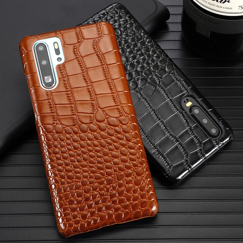 Phone Case For Huawei P50  40 30 20 Lite Mate40 30RS Pro Y6 Y7 Y9 P samrt 2019 Cowhide Case For Honor 7a 8X 9 10 20 lite case