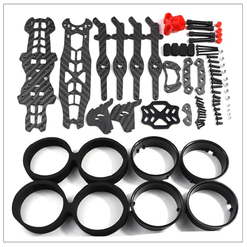 

Brave 163 3IN 3 inch carbon fiber ducted quadcopter airframe for DIY mini indoor and ourdoor FPV racing drone