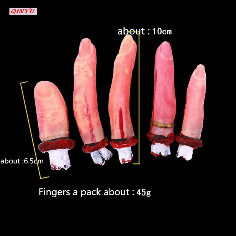 Хэллоуин разбитый палец рука нога кровь ужас украшение разделенные крови