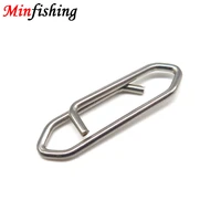 minfishing 2550 pcs stainless steel powerful clip snap fishing tool interlock accessories with size sml
