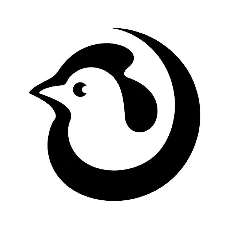 Автомобильные мультипликационные наклейки милые цыплята модные животных Черный