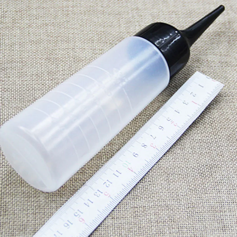 150ml Salon Hair Color Measuring Applicator Bottle Scale Hairdressing Tool | Красота и здоровье
