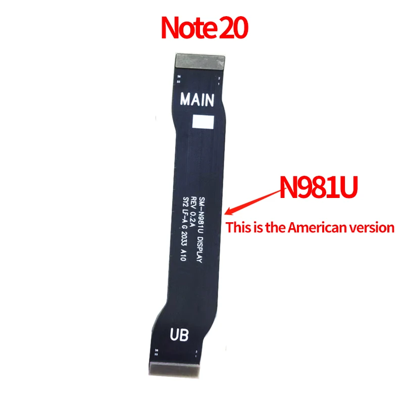 

Novaphopat Charging Flex for Samsung Galaxy Note 20 Ultra 5G USB Dock Charger Port Connector Lcd mainboard Flex Cable N981 N986
