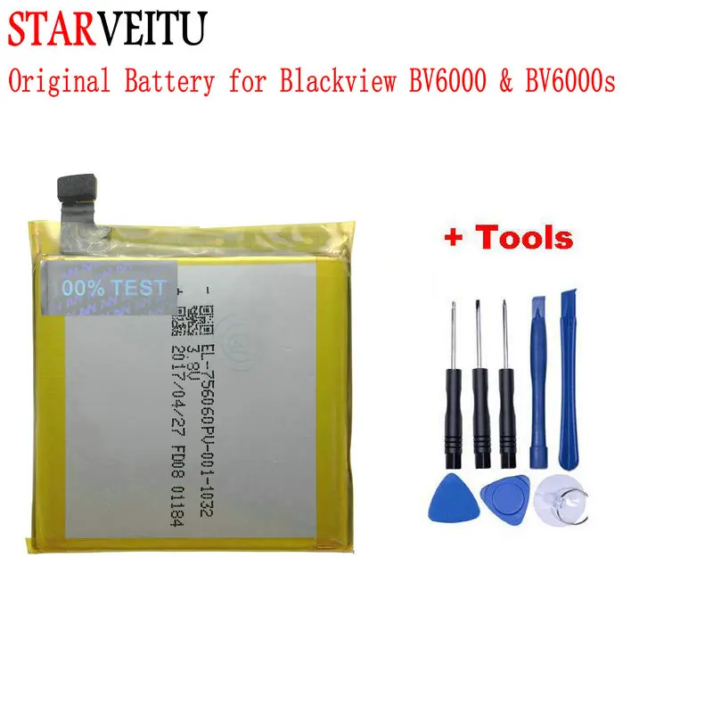 Аккумулятор STARVEITU для Blackview BV6000 BV6000S водонепроницаемый мобильный телефон сменные