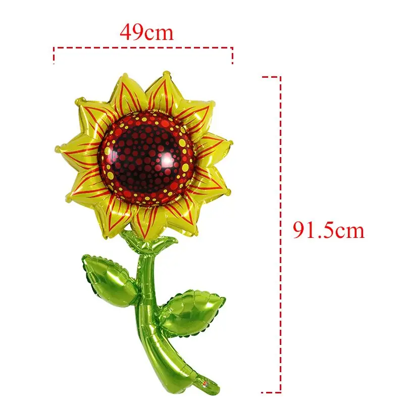 

3pcs Rose Flower Sunflower Foil Balloons Wedding Party Decoration Adult Kids Birthday Party Decoration Air Globos Baby Shower