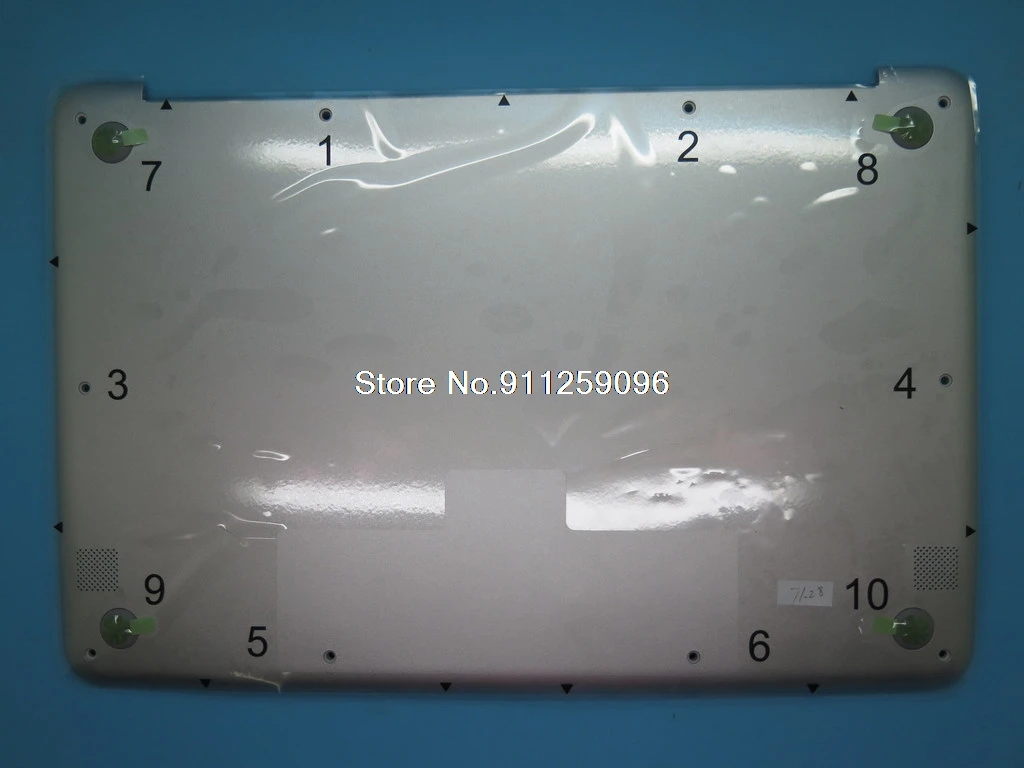 Нижний чехол для ноутбука Samsung NP900X3N 900X3N BA98-00937A нижняя крышка серебристый новый