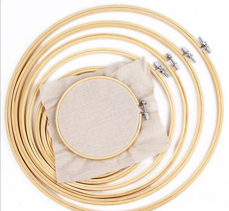 10 40 см шт./компл. бамбуковые деревянные обручи для вышивки набор обручей кольца