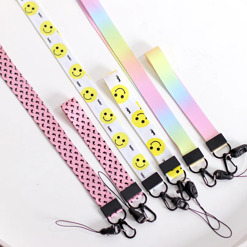 Градиентный Радужный шейный ремешок Ремешки для ID карты идентификационной Карты