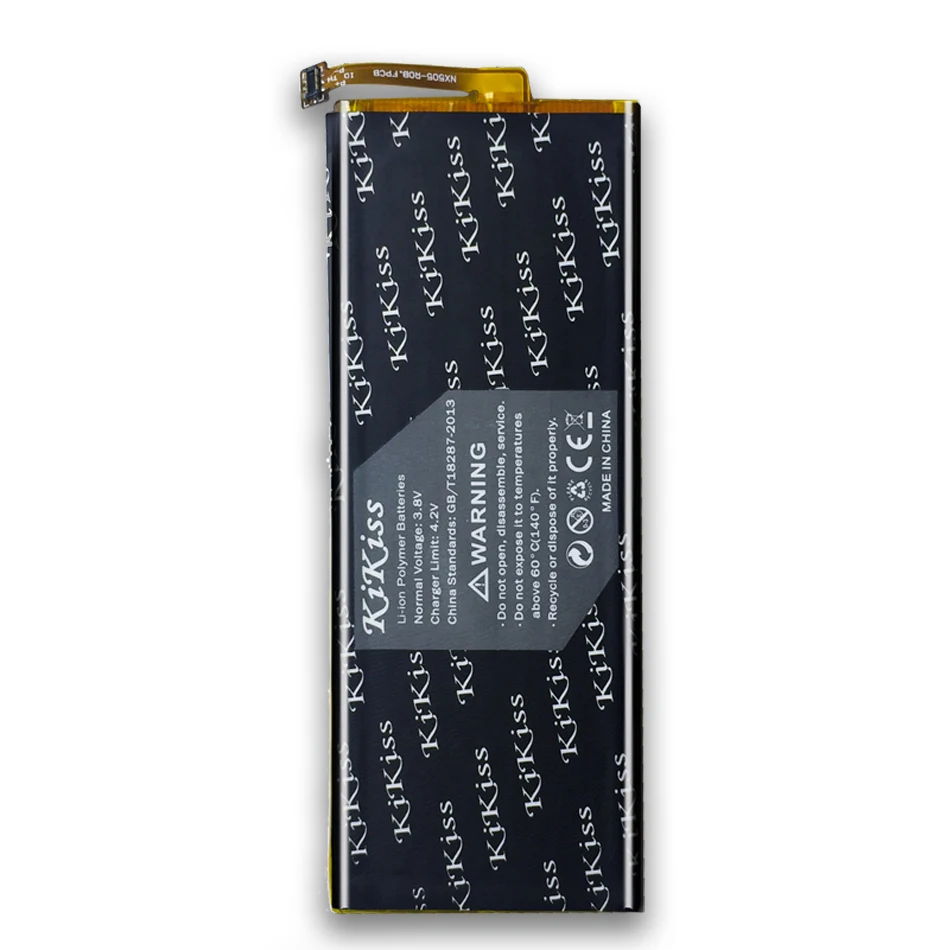 4300mAh KiKiss Safe Lithium Polymer Rechargeable Battery Li3830T43P3hB34243 For ZTE Nubia Z7 Max NX505J Z7max Batteries | Мобильные