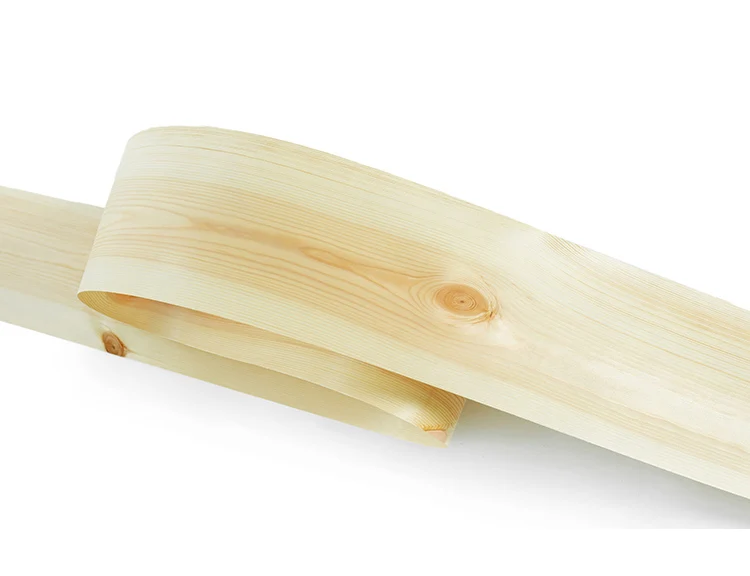 

L:2.5Meters Width:180mm Thickness:0.5mm Natural Stapling Pine Veneer Imported Knotting Pine Solid Wood Retro Stapling Style