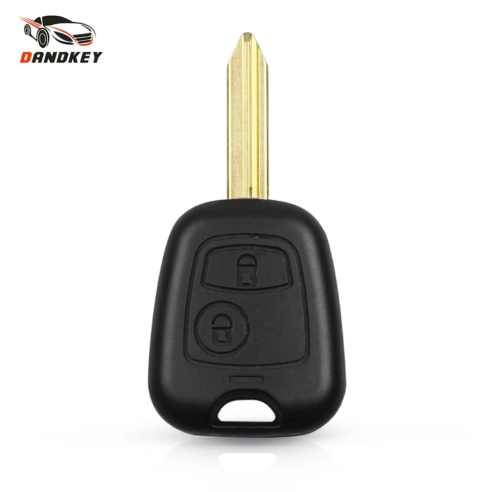 Чехол Dandkey для дистанционного ключа с 2 кнопками Citroen Xsara Picasso Berlingo 2002 2003 2004 2005 2006 2007