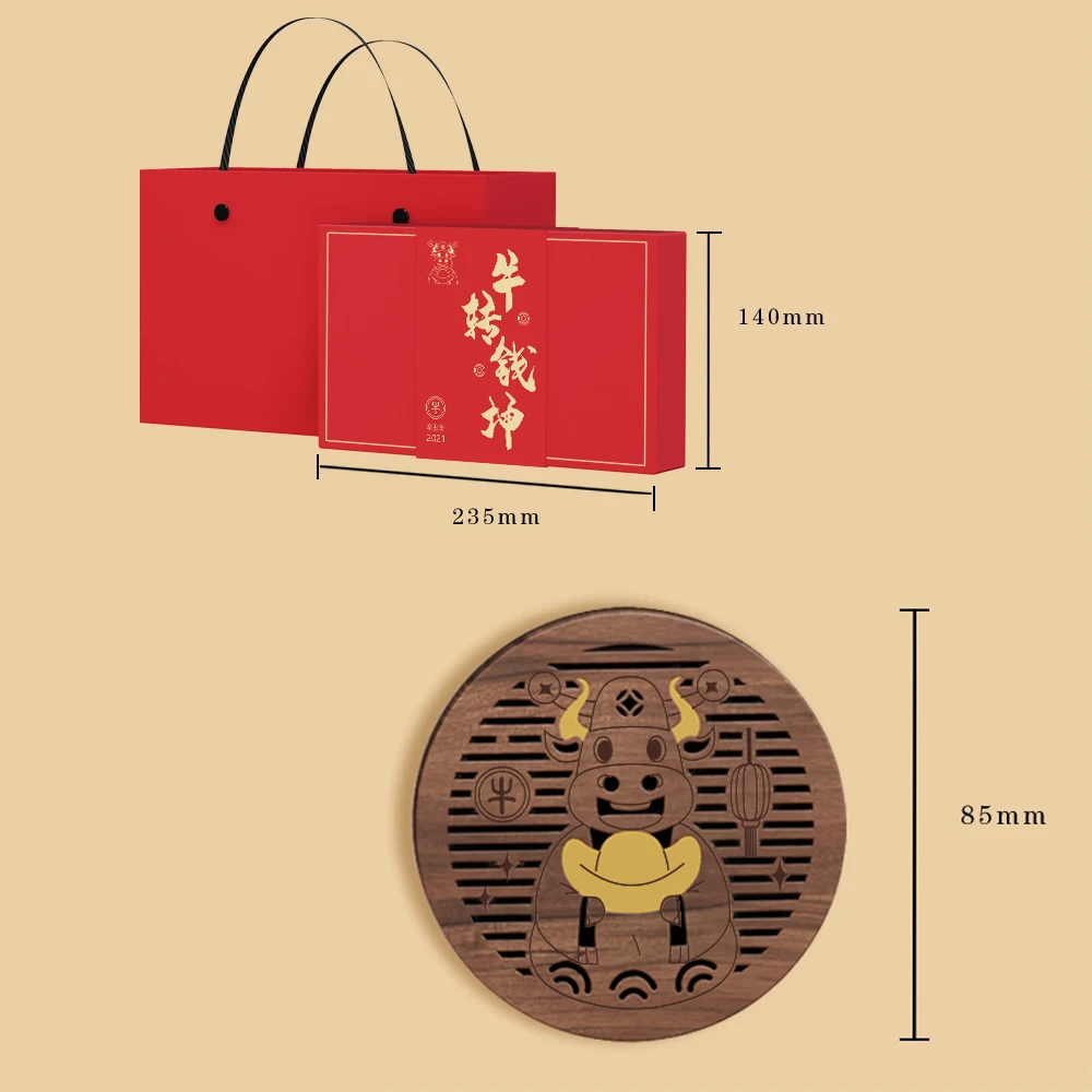 Buy Sevimli inek kazınmış doğal ahşap Aroma YAYICI kutusu ahşap tütsü brülör Agarwood tütsü bobin masaüstü öküz boğa aromaterapi plaka