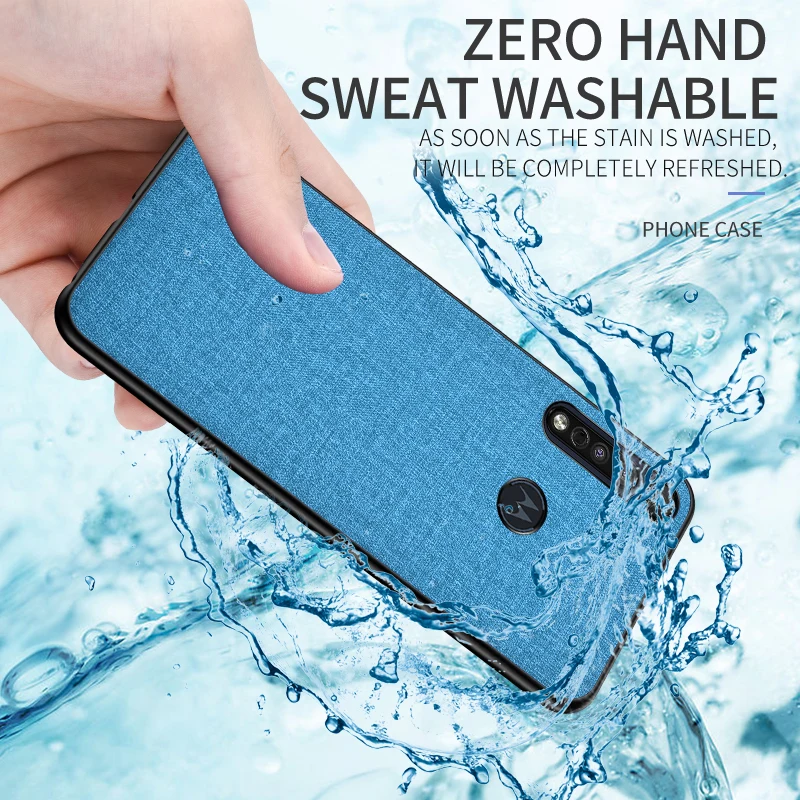 Классический тканевый чехол для Moto G8 Play G6 Plus E6 P30 note p30 play телефона с силиконовой