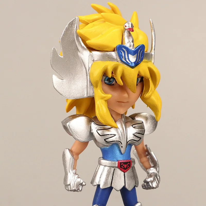 

5pcs/set Cartoon Anime Saint Seiya Figure Toys Seiya Shiryu Shun Action Figure PVC Cake Decoration Collectible Model Gifts Toy