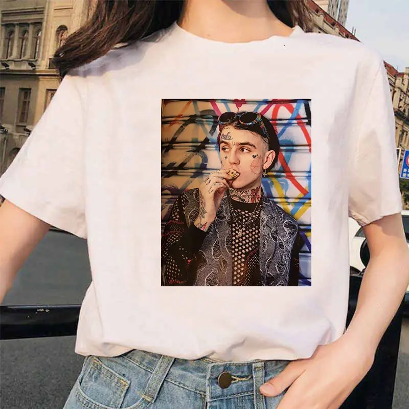 

Cry Baby T Shirt Lil Peep Hip Hop Women T-shirt Graphic Print Fashion Grunge Aesthetic Tshirt top tees Tumblr shirt Streetwear