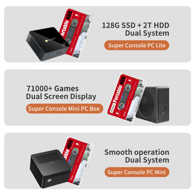 Портативный жесткий диск 2T 71000 + игровой подключи и играй для PS/PS3/WII/WIIU/SS/PS1/N64/DC