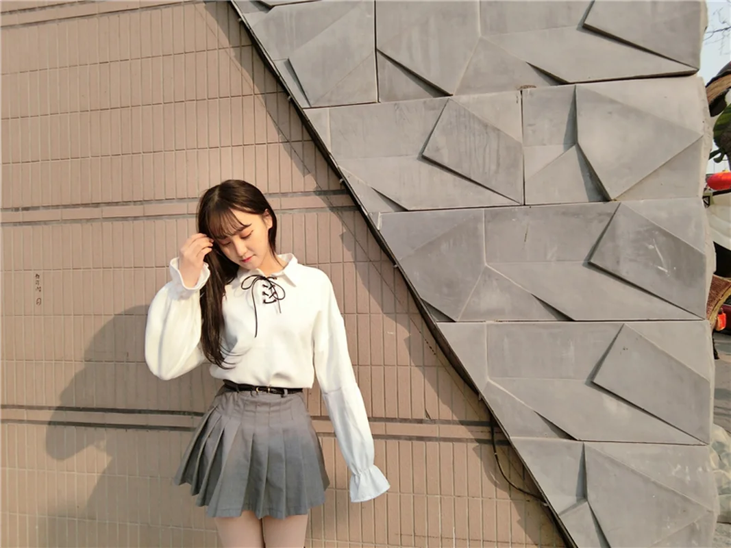 

Cheap wholesale 2018 new summer Hot selling women's fashion casual ladies work Shirts L366