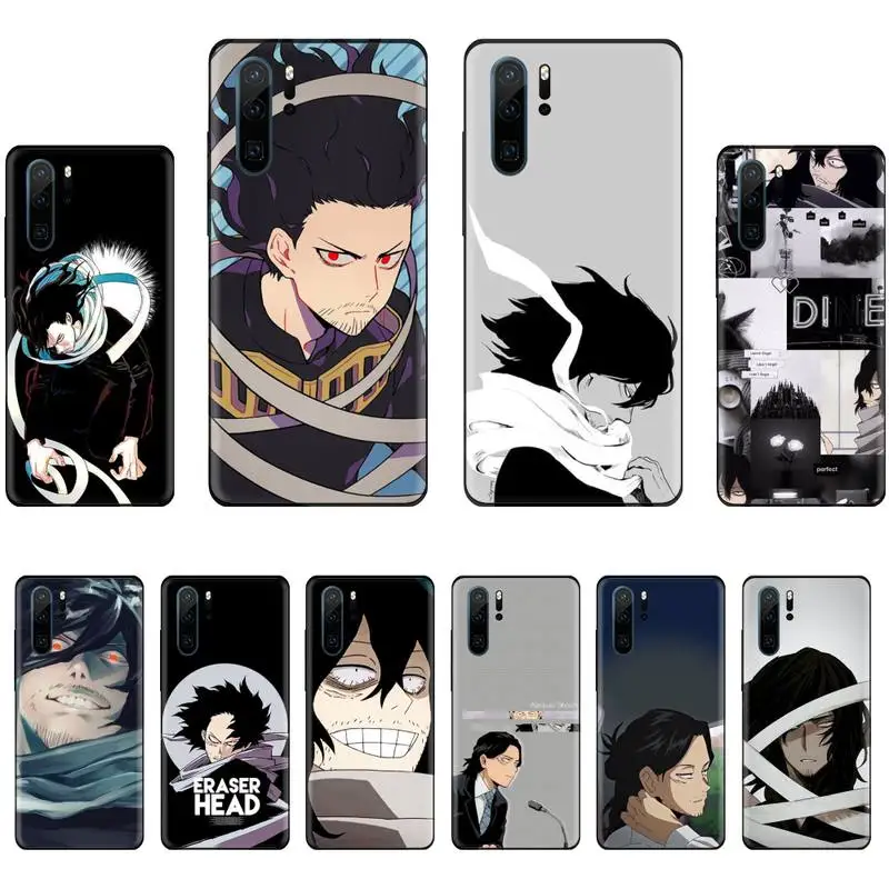 

My hero academia aizawa shouta Phone Case For Huawei P40 P20 P30 lite Pro P Smart 2019 Mate 40 20 10 Lite Pro Nova 5t