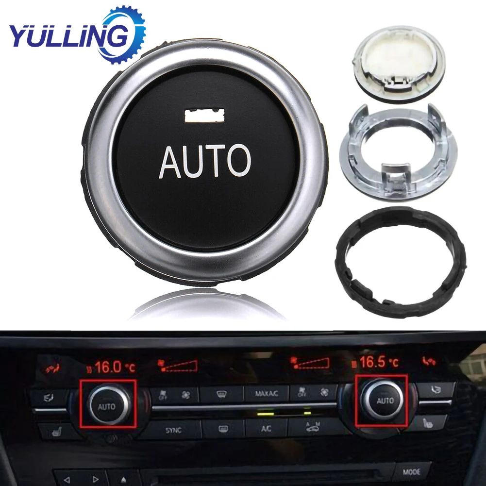 

Reliability Autos Temperature adjustment Rotation Knob Button Switch For BMW 5-7 Series X5 X6 F10 F01 A/C Car Air Conditioning
