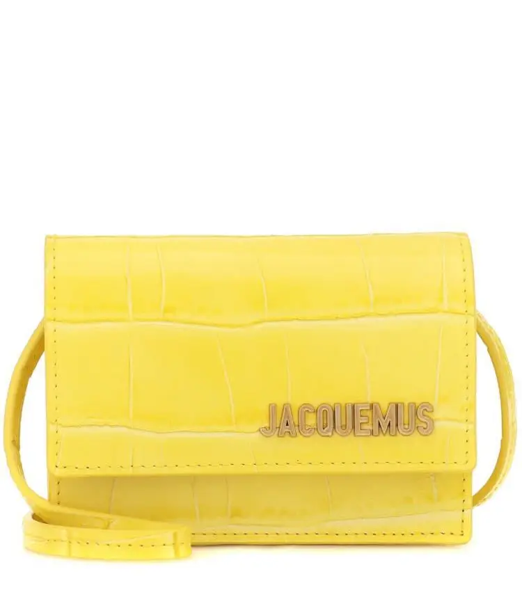 CASMOR дизайнерские сумки известного бренда Jacquemus, женские маленькие сумки, модные сумки на плечо с буквенным принтом, женские мини-сумки-мессенджеры - Цвет: small yellow