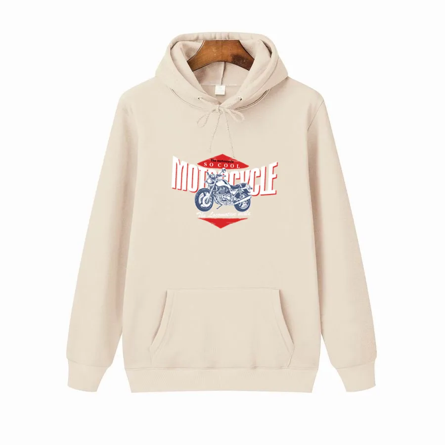 Осеннее Новое поступление Спортивная мужская толстовка с принтом &quotмотоцикл&quot