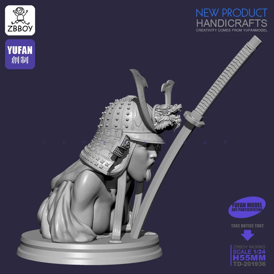 55 мм полимерные наборы Banshee Samurai Kiss полимерный солдат самосборка TD 201936|Наборы для
