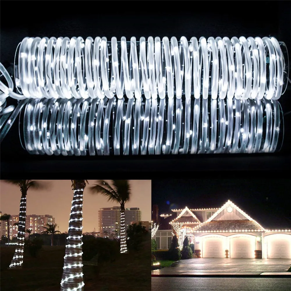

5M/10M/20M Leds Solar String Lights Copper Wire Outdoor Tube Fairy String Lights Christmas Party Solar Garden Waterproof Lights
