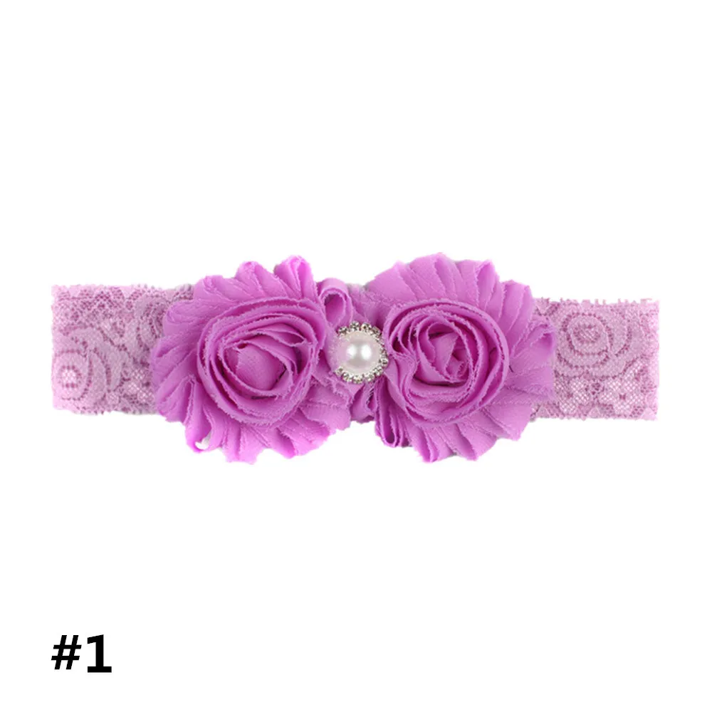 Кружевная повязка на голову для малышей шикарный кружевной головной убор