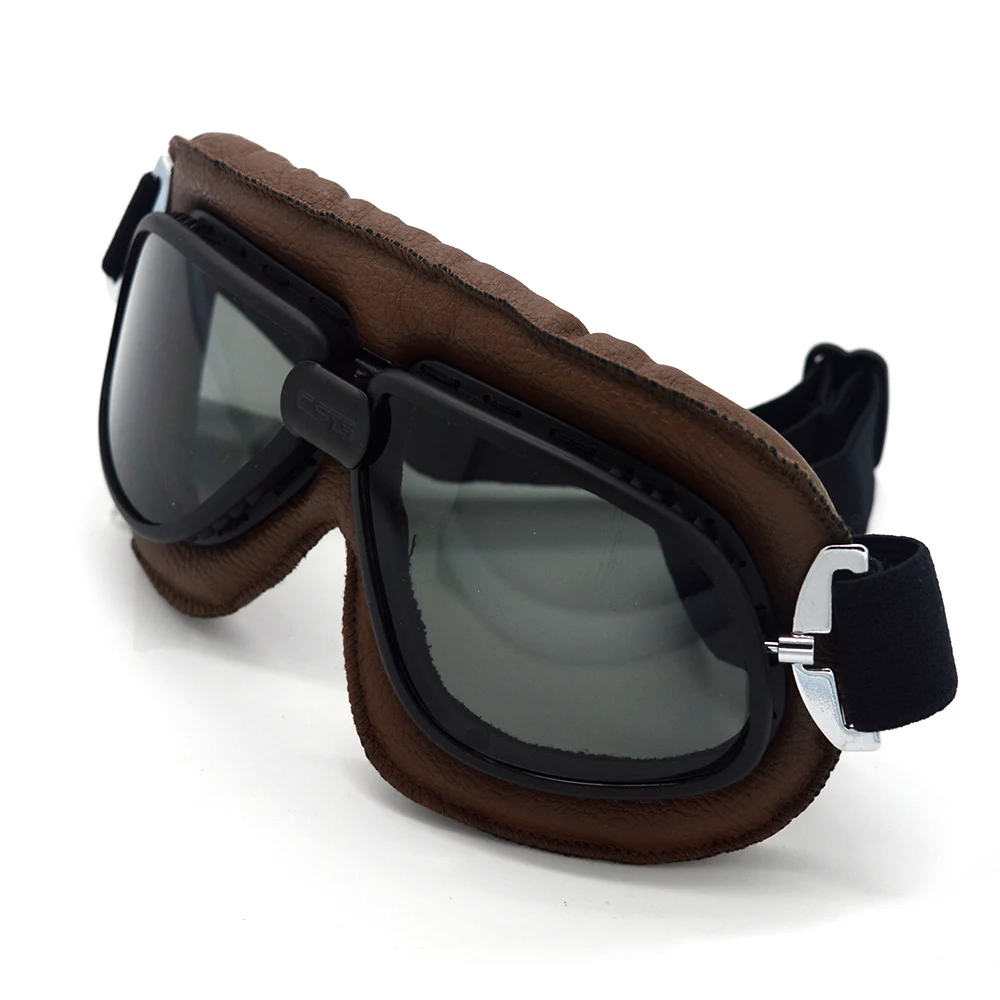 Новый Винтажный стиль мото rcycle gafas moto cross Мото очки скутер Очки Авиатор Пилот