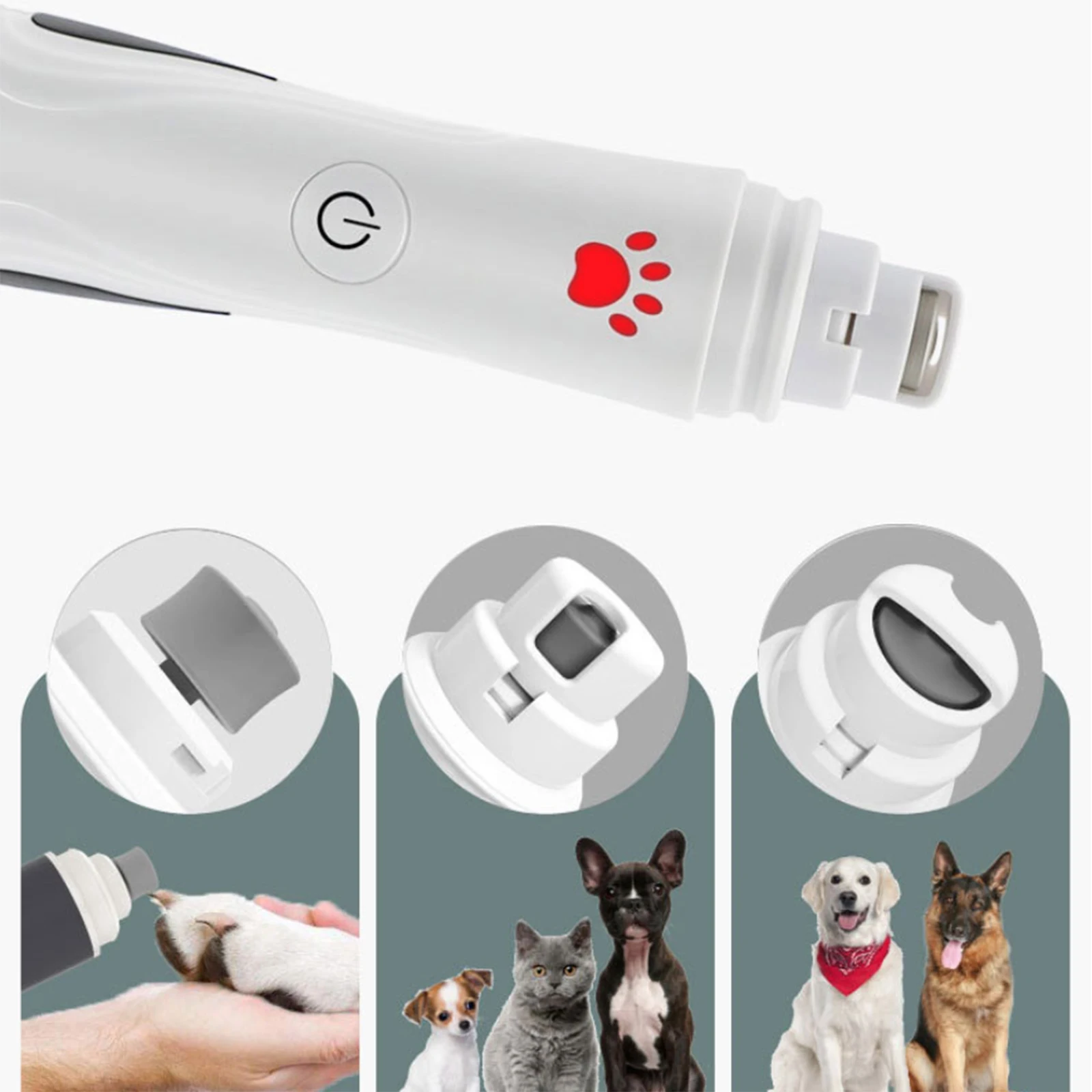 

Новый Собака Мясорубка 3-Шестерни USB Перезаряжаемые щипчики для ухода за когтями животных безопасный безболезненный низкая Шум питомца лап...
