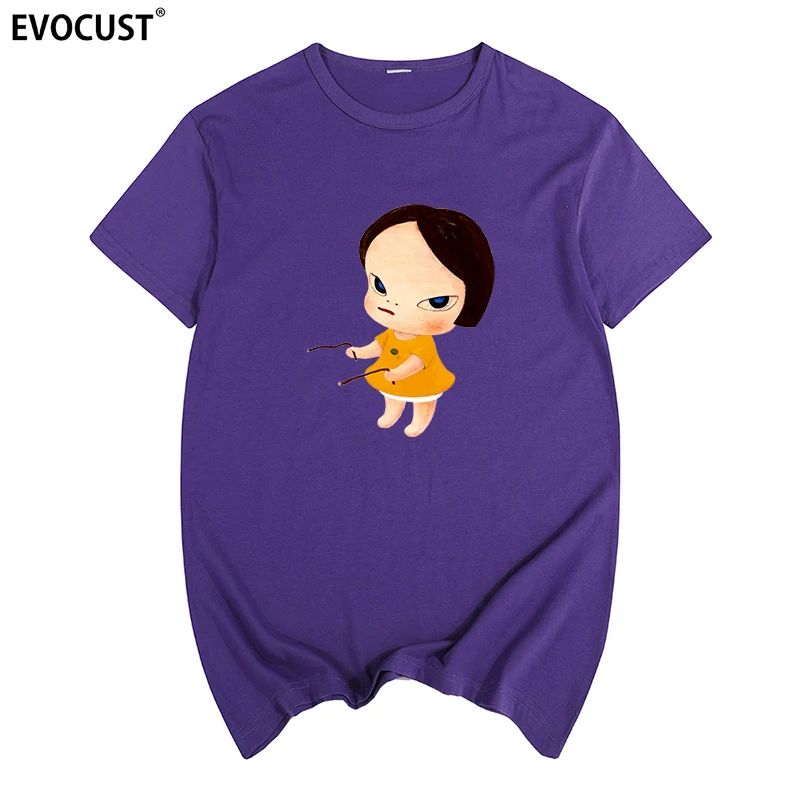 

Yoshitomo Nara Lovers Couple Style Fashion Round neck t-shirt Cotton Men T shirt New TEE TSHIRT Womens