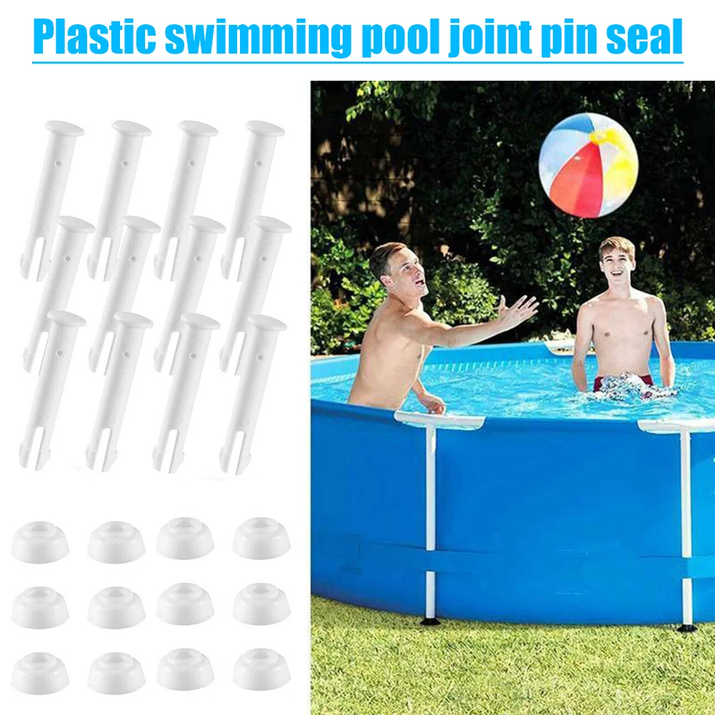 

12/24 Pcs Plastic Pool Joint Pins Set For 10 12 Ft Above Ground Swimming Pool New Hot Pool Joint Pin Seal