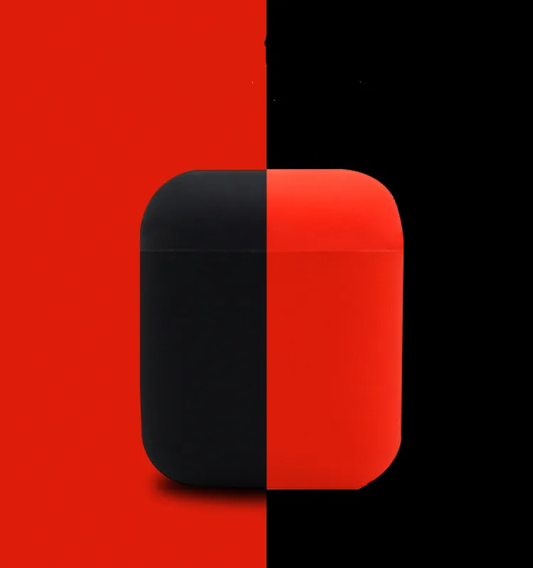 Чехол для Apple AirPods 1 2 мягкий силиконовый защитный чехол беспроводных наушников