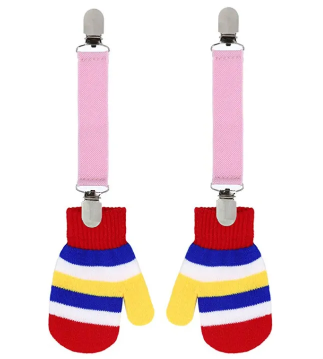 Эластичные перчатки и зажимы для варежек малышей малышей|Зажимы одежды| |