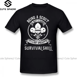 Футболка для мальчика-разведчика, футболка для разведчика, веселая Модная хлопковая Футболка с принтом XXX