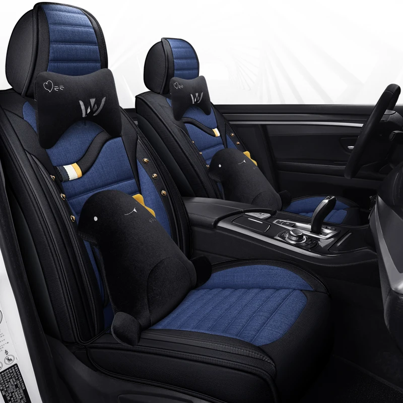 

Высококачественные черные чехлы на сиденья автомобиля для seat leon mk2 ibiza ateca arona altea xl аксессуары