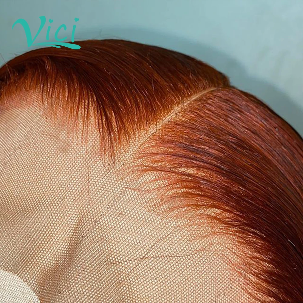 Коричневый парик с кружевной передней частью 150% Плотность 13x6 светлые