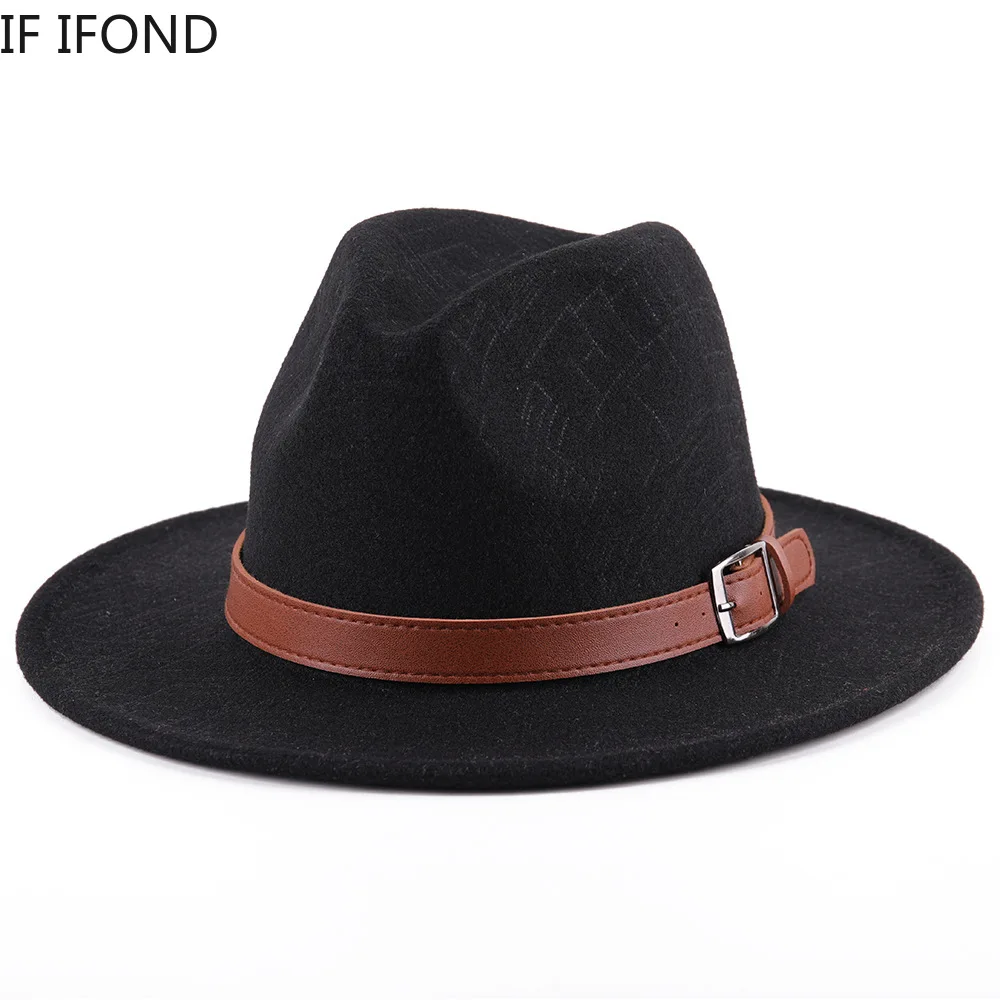 2021 Fashion Australian Wool Jazz Hat 