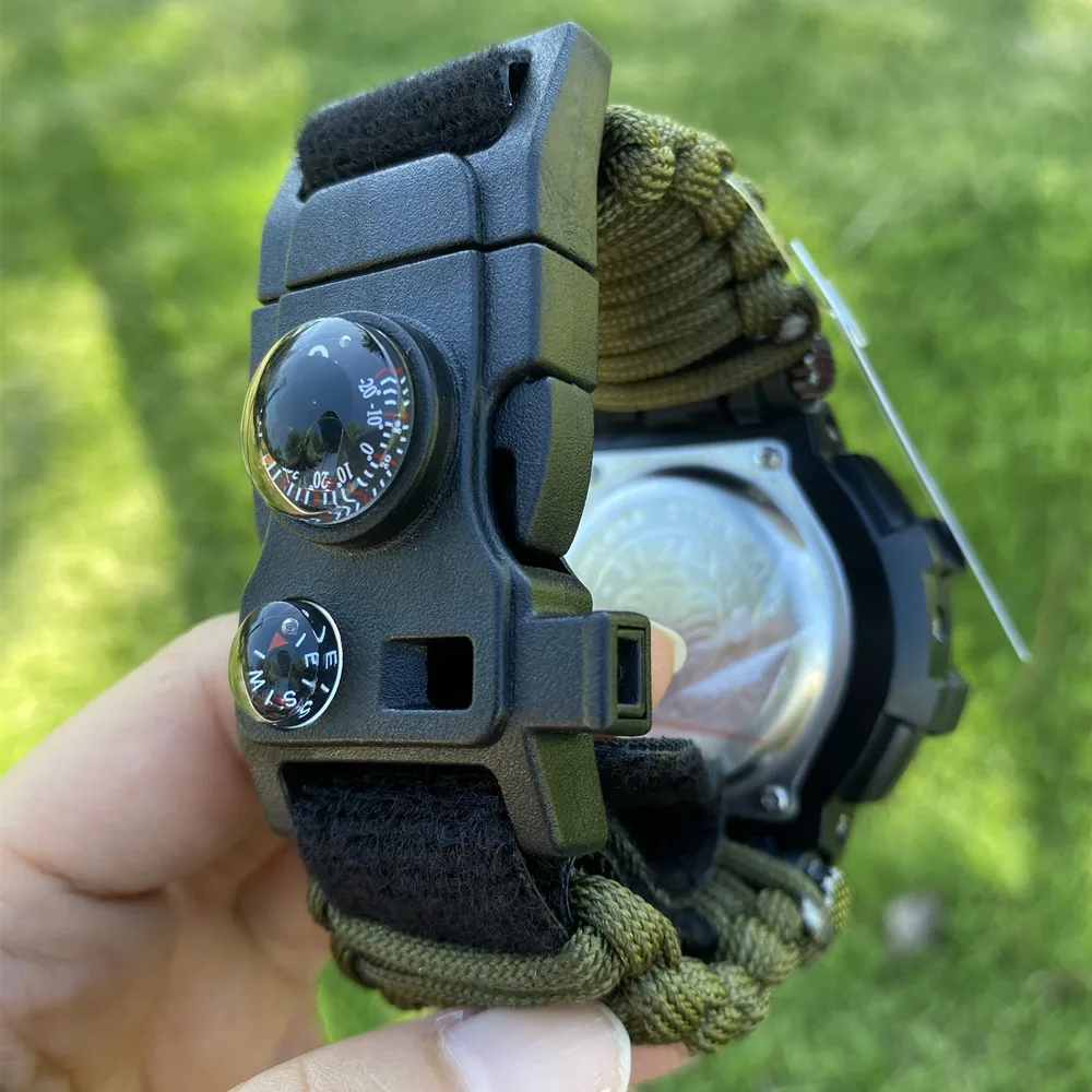 Многофункциональные выживания часы браслет инструмент для использования на